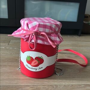 Strawberry Jam Novelty Crossbody Bag